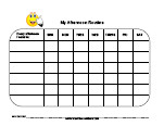 daily routine chart